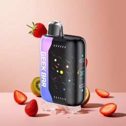 GEEK BAR Pulse X 42K Puffs Meteor Edition Jordbær Kiwi Is med 820mAh Hurtigopladning og Justerbar Luftgennemstrømning