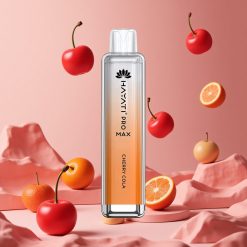 Hayati Pro Max 4000 Puffs Genanvendelig Vape Kirsebær Cola med 1400mAh Batteri og 2% 5% Nikotin