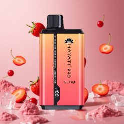 Hayati Pro Ultra 15000 Puffs & 24ml E-Væske Jordbær Tranebær Kirsebær-Iskirsebær