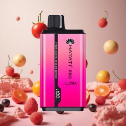 Hayati Pro Ultra 15000 Puffs & 850mAh Batteri Jordbær Guava