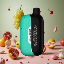 IGET Moon K5000 Puffs Engangs Vape Grøn Drue Granatæble Kirsebær (81,5 g, 5000 Puffs)