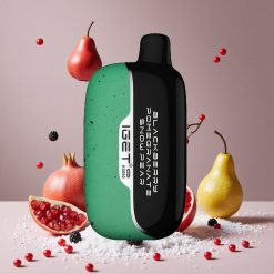 IGET Moon K5000 Puffs Engangsvape Brombær Granatæble Snefrugt (5000 Pust, 81,5 g)