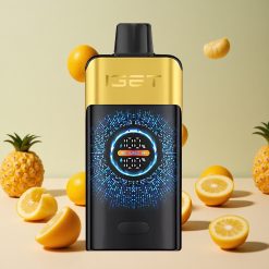 IGET ONE 12000 Puffs Regulær Tilstand 2700 mAh Batteri og Kiwi Ananas