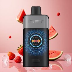IGET ONE 2700 mAh & 0,6 ohm Dual Mesh Coil Engangs Vape Jordbær Vandmelon Is