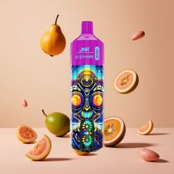 JNR Alien Max 18000 Puffs Dual Mesh Coil & 28ml E-liquid Engangs Vape Kiwi Passionsfrugt Guava