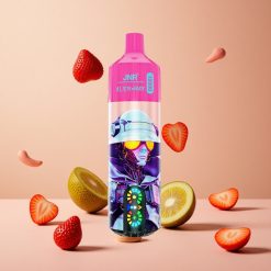 JNR Alien Max 18000 Puffs Dual Mesh Coil & 28ml E-liquid Jordbær Kiwi