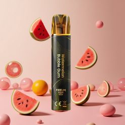 JNR Black&Golden 600+200 Puffs 2% Nikotin Engangs Vape Vandmelon Bobletyggegummi