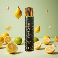 JNR Black&Golden 600+200 Puffs 2ml Engangs Vape Citron & Lime