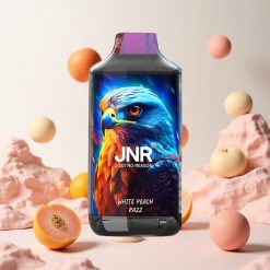 JNR Falcon 16000 Puffs 22ml Hvid Fersken Razz