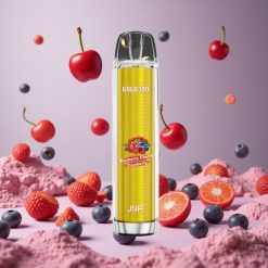 JNR Glod380 6000 Puffs 13ml E-væske Kapacitet Blåbær Kirsebær Tranebær