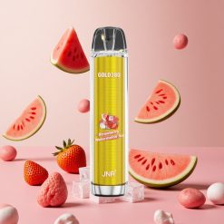 JNR Glod380 6000 Puffs 13ml E-væske Kapacitet Engangs Vape Jordbær Vandmelon Is