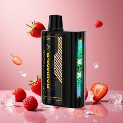 JNR Radiance 31000 Puffs 28ml E-liquid Engangs Vape Jordbær Hindbær Kirsebær Is