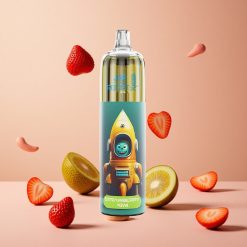 JNR Rocket-X 12400 Puffs Justerbar Luftgennemstrømning & Type-C Hurtigopladning Engangs Vape Jordbær Kiwi