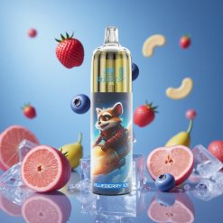 JNR Rocket-X 12400 Puffs Justerbar Luftstrøm 1.2ohm Mesh Coil Blåbær Is