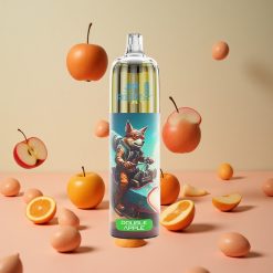 JNR Rocket-X 12400 Puffs Justerbar Luftstrøm & Type-C Hurtigopladning Engangs Vape Dobbelt Æble