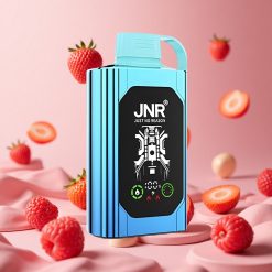 JNR Shisha Hookah Box 20500 Puffs (HD Skærm, Type-C Hurtigopladning) Jordbær Hindbær Slik
