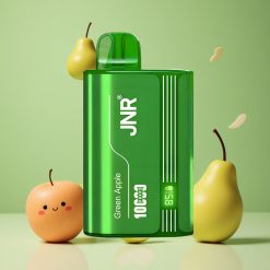 JNR Tank 10000 Puffs Justerbar Luftstrøm Engangs Vape Grøn Æble Fersken Pære