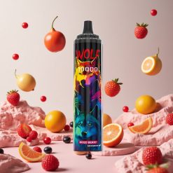 JNR Wolf Niplo 10000 Puffs 20ml Blandet Bær 1.0 Ohm Mesh Coil