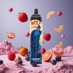 JNR Wolf Niplo 10000 Puffs 650mAh 20ml Blåbær Sur Hindbær