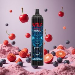 JNR Wolf Niplo 10000 Puffs 650mAh Blåbær Kirsebær Tranebær
