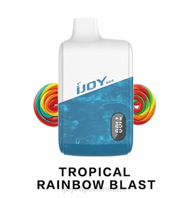 iJOY Pod Kit - iJOY Bar IC8000 engangs 60N4197 tropisk regnbueeksplosion