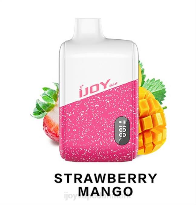 iJOY Vape Flavors - iJOY Bar IC8000 engangs 60N4194 jordbær mango