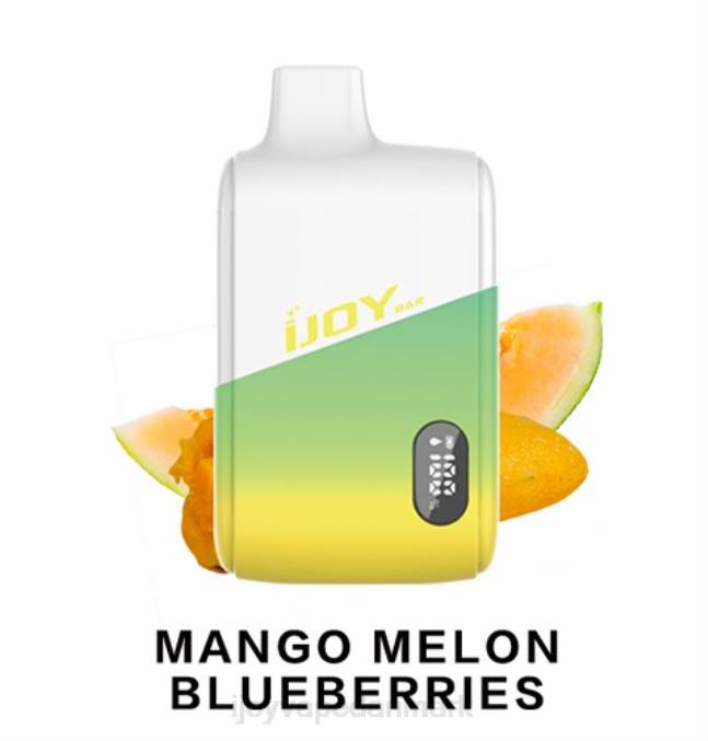 iJOY Vape Review - iJOY Bar IC8000 engangs 60N4186 mango melon blåbær