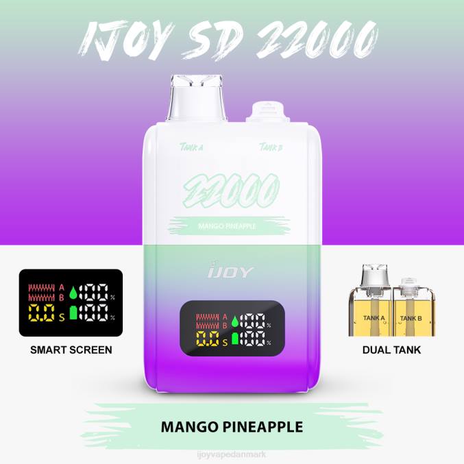 iJOY Pod Kit - iJOY SD 22000 engangs 60N4157 mango ananas