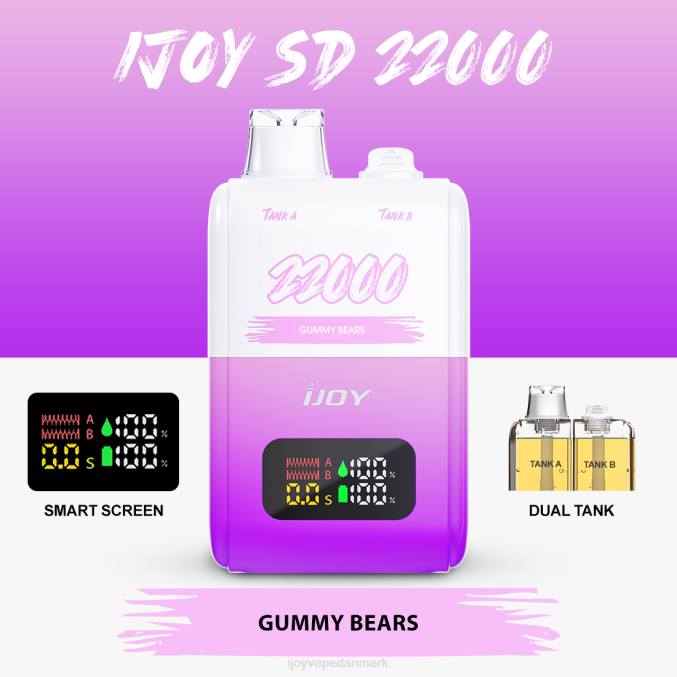 iJOY Vape Flavors - iJOY SD 22000 engangs 60N4154 vingummibamser